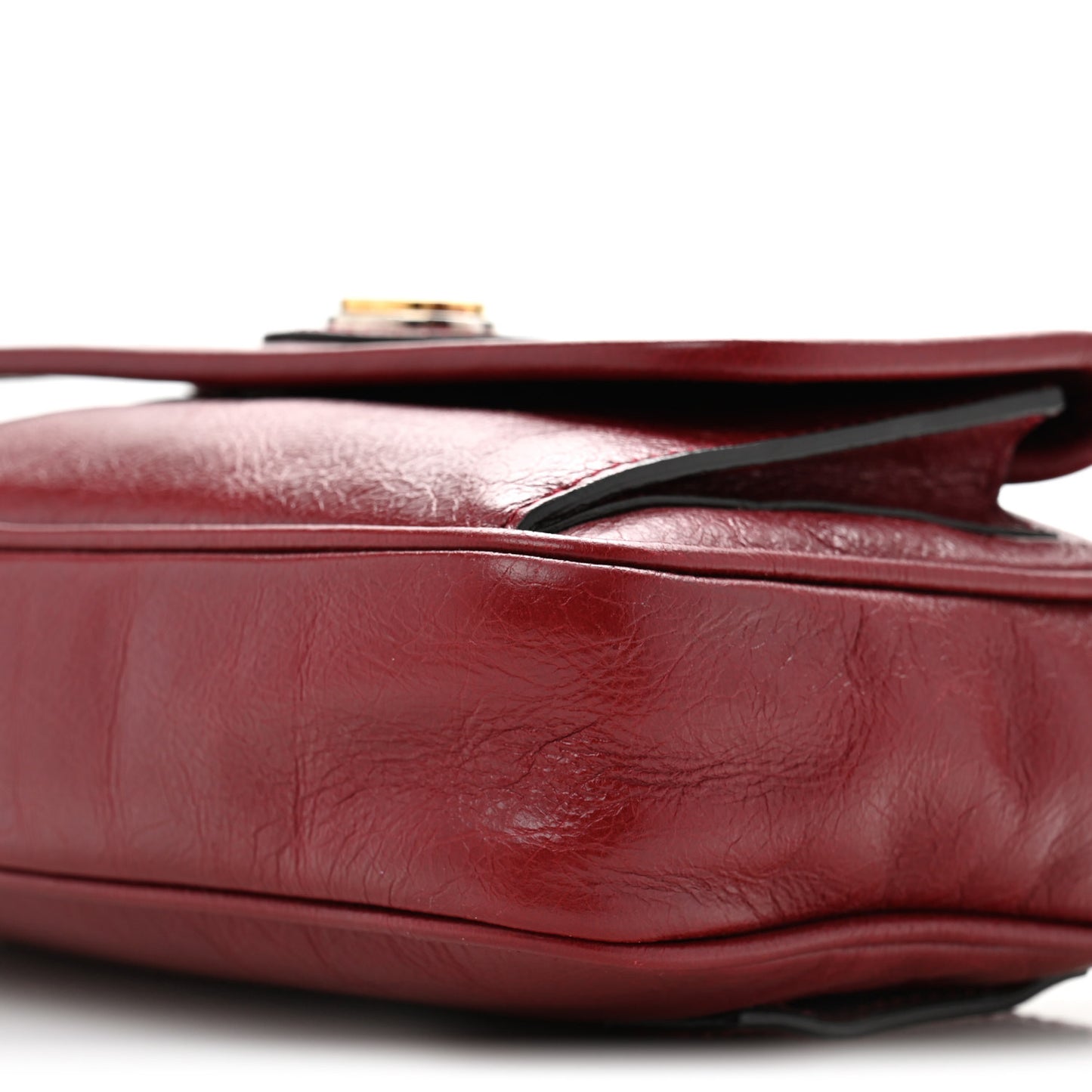 Fluffy Calfskin Morpheus Belt Bag 100 40 Red