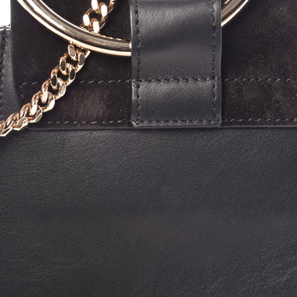 Chloe Suede Calfskin Mini Faye Bracelet Bag Black 11 of 15