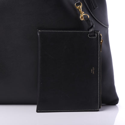 Celine Lambskin Shoulder Bag Black 10 of 12