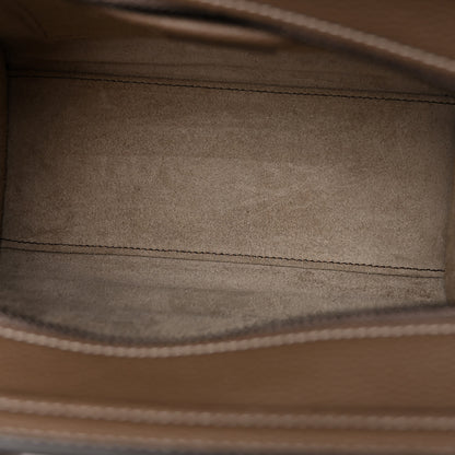 Celine Drummed Calfskin Nano Luggage Souris 5 of 10