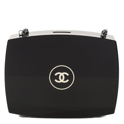 Chanel Plexiglass Compact Box Clutch Black 1 of 8