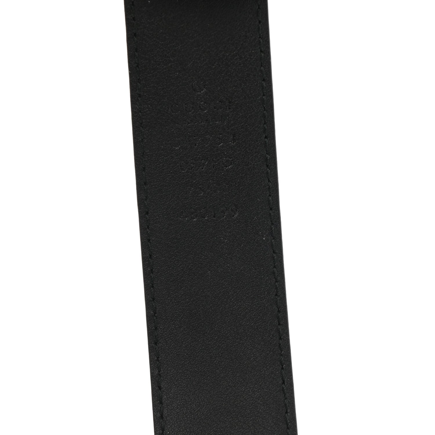 Gucci Calfskin Logo Belt 75 30 Black 3 of 5