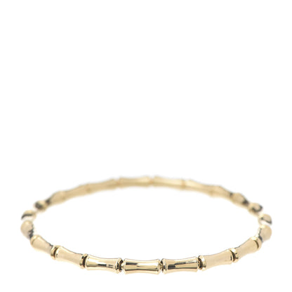 Gucci 18K Yellow Gold Small Bamboo Spring Bracelet 17 3 of 7