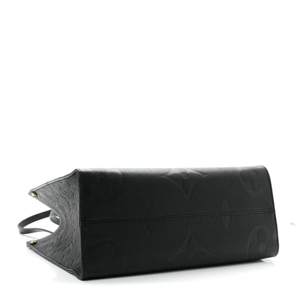 Louis Vuitton Empreinte Monogram Giant Onthego MM Black 6 of 19