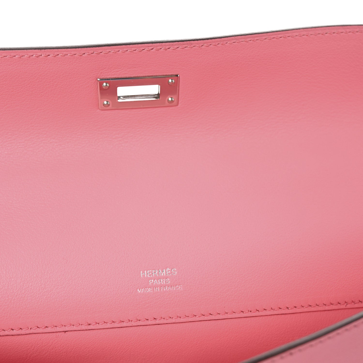 Hermes Swift Kelly Cut Clutch Pochette Rose D'Ete 6 of 8