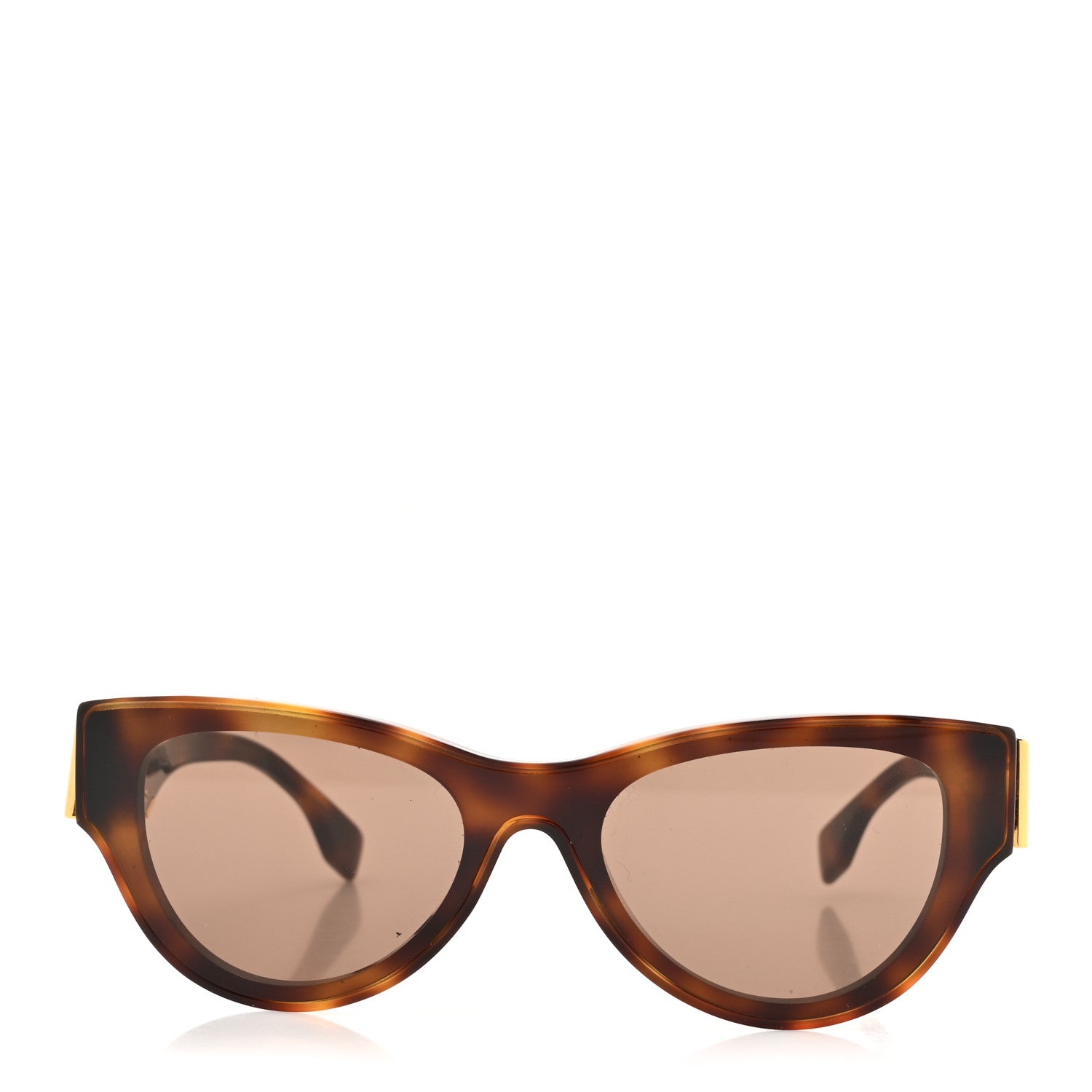 Fendi Acetate Fendi First Round Sunglasses FE401351 Blonde Havana 2 of 8