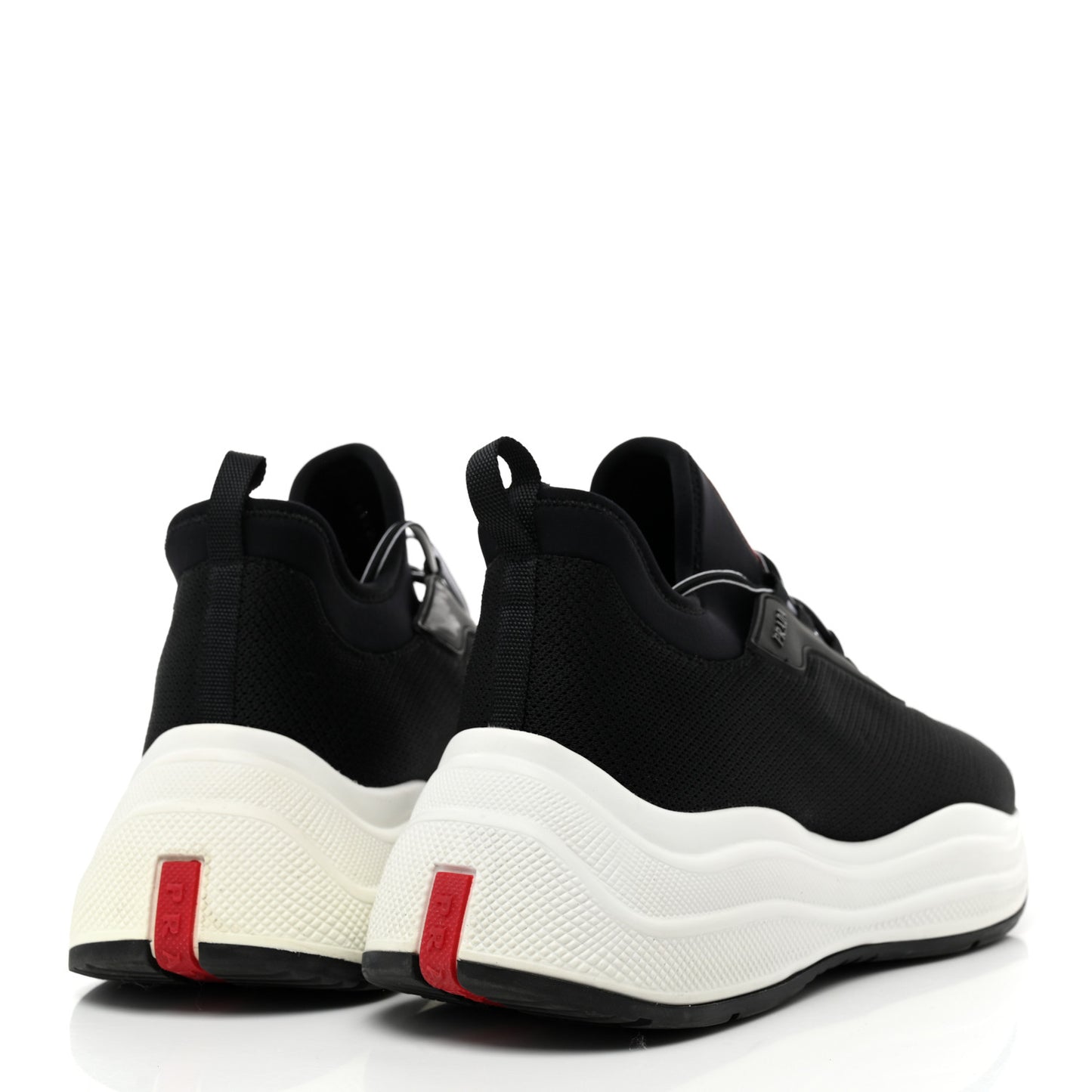 Mesh Neoprene Womens America's Cup 45mm Sneakers 38 Black White