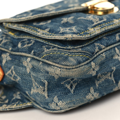 Louis Vuitton Monogram Denim Bum Bag Blue 7 of 8
