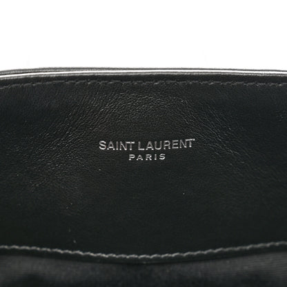 Saint Laurent Calfskin Y Quilted Monogram Large Loulou Shopper Black 8 of 11