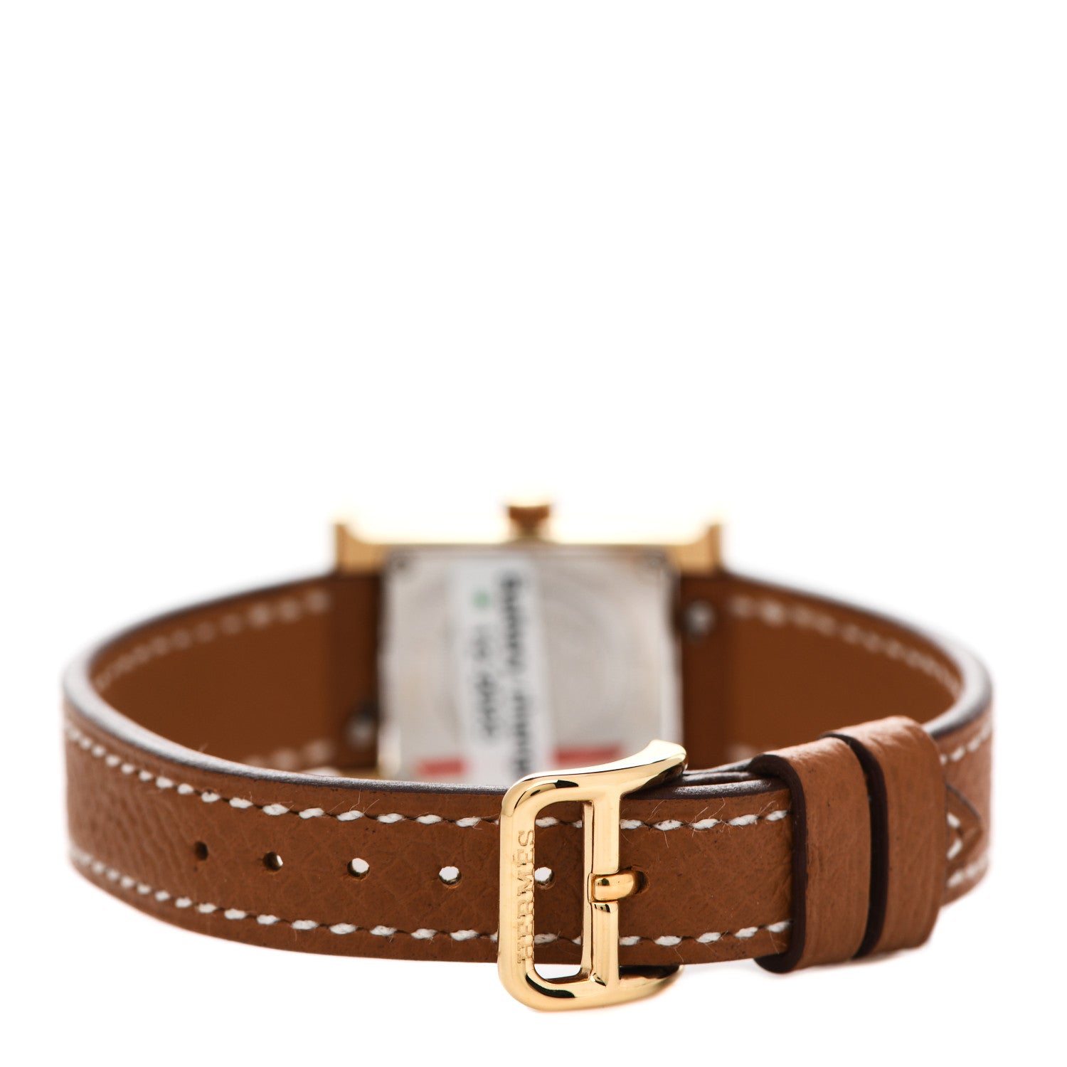 Hermes Stainless Steel Epsom 17.2mm Heure H Hour Quartz Watch Gold 3 of 5