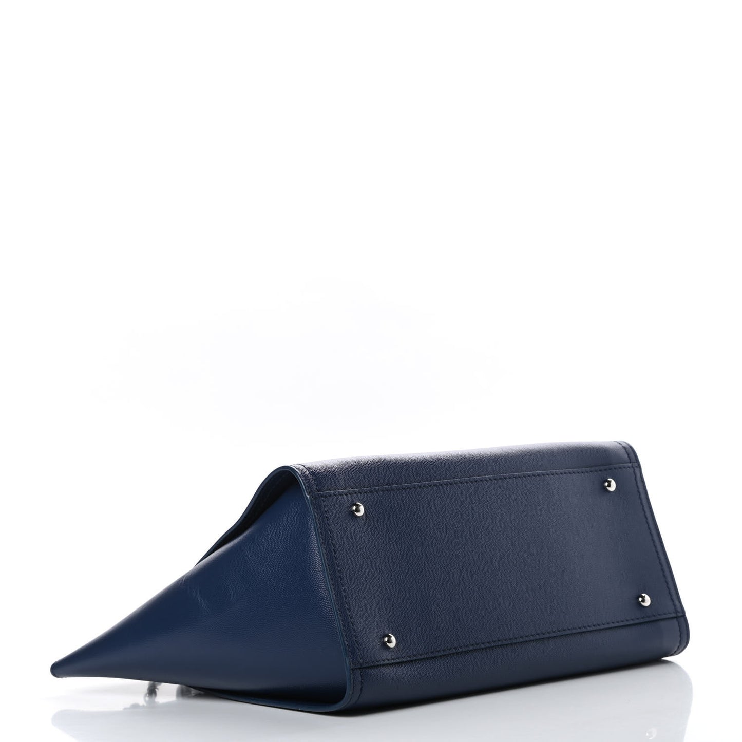 Caviar Small Studded Deauville Tote Navy