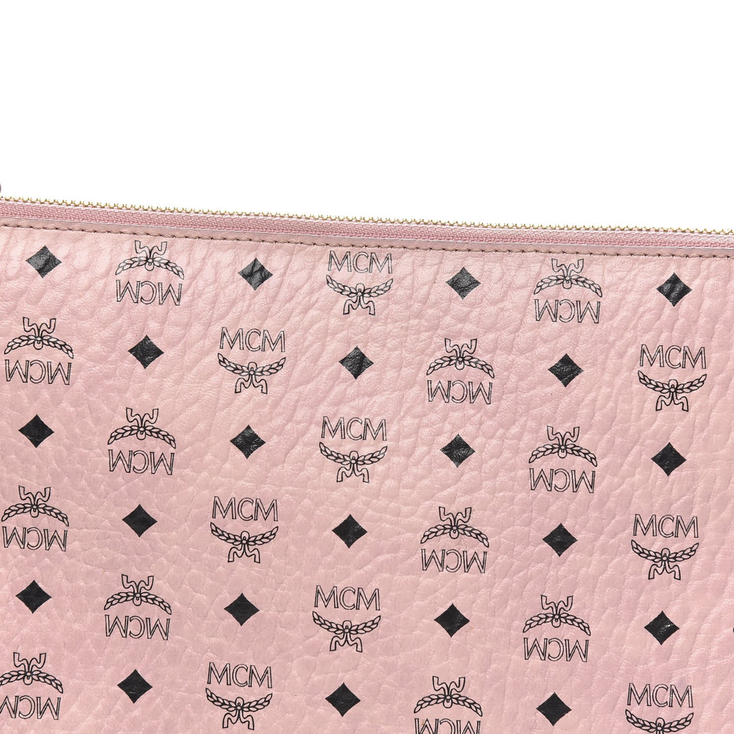 MCM Visetos Medium Crossbody Pouch Soft Pink 10 of 10