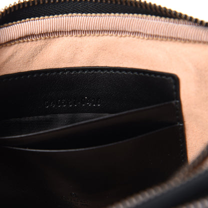Gucci Calfskin Matelasse Mini GG Marmont Chain Crossbody Bag Black 9 of 13