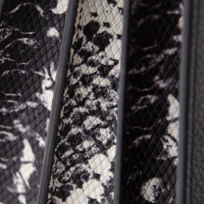 Saint Laurent Grained Calfskin Embossed Python Small Sac De Jour Black 9 of 9