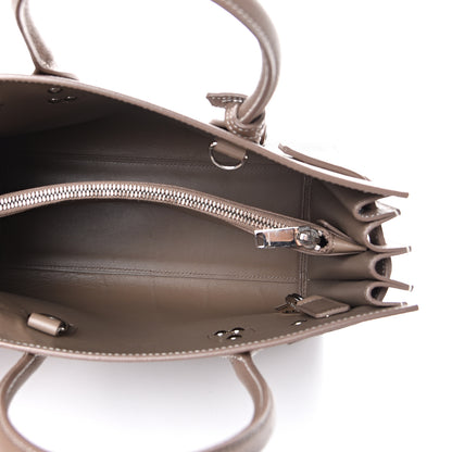 Saint Laurent Grained Calfskin Baby Sac De Jour Taupe 4 of 9