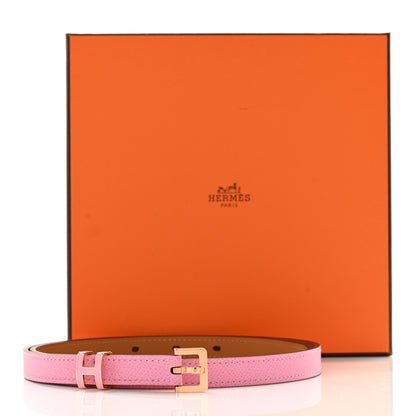 Hermes Epsom 15mm Pop H Belt 75 5P Pink 6 of 6