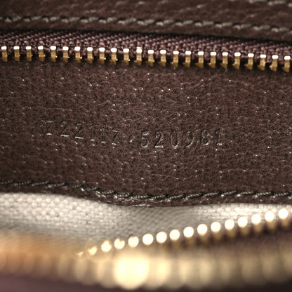 Gucci GG Supreme Monogram Textured Dollar Calfskin Web Studded Mini Ophidia Flap Shoulder Bag Beige Ebony New Acero 7 of 9