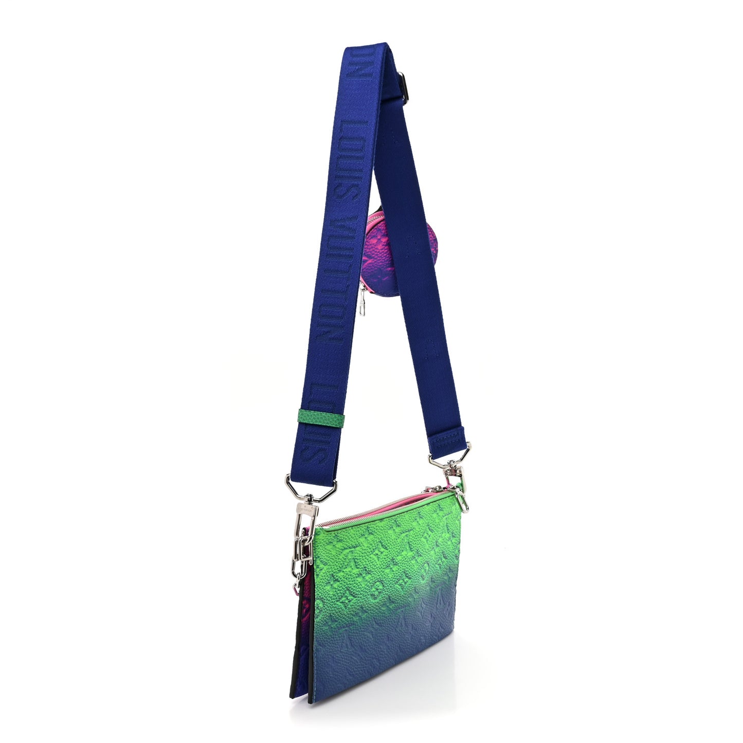 Taurillon Illusion Trio Pouch Bleu Rose