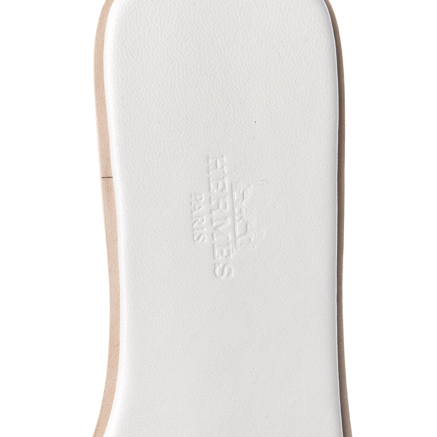 Calfskin View Sandals 37.5 White
