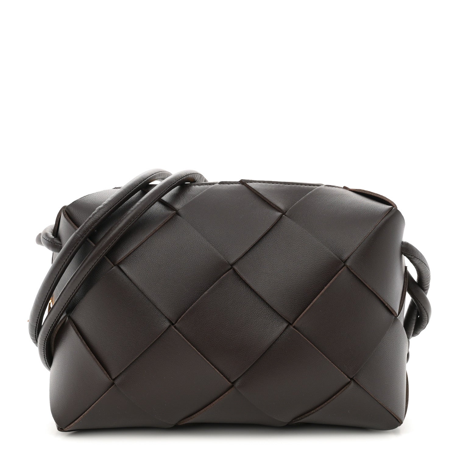Bottega Veneta Lambskin Maxi Intrecciato Small Cassette Camera Bag Fondant 1 of 11