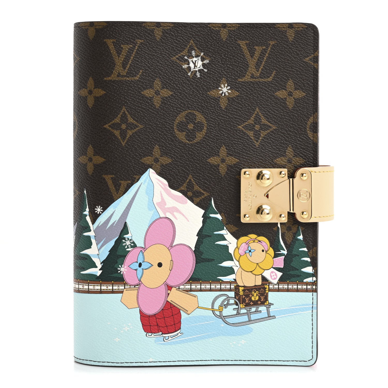 Louis Vuitton Monogram 2023 Christmas Animation Alpine Notebook Cover 1 of 10