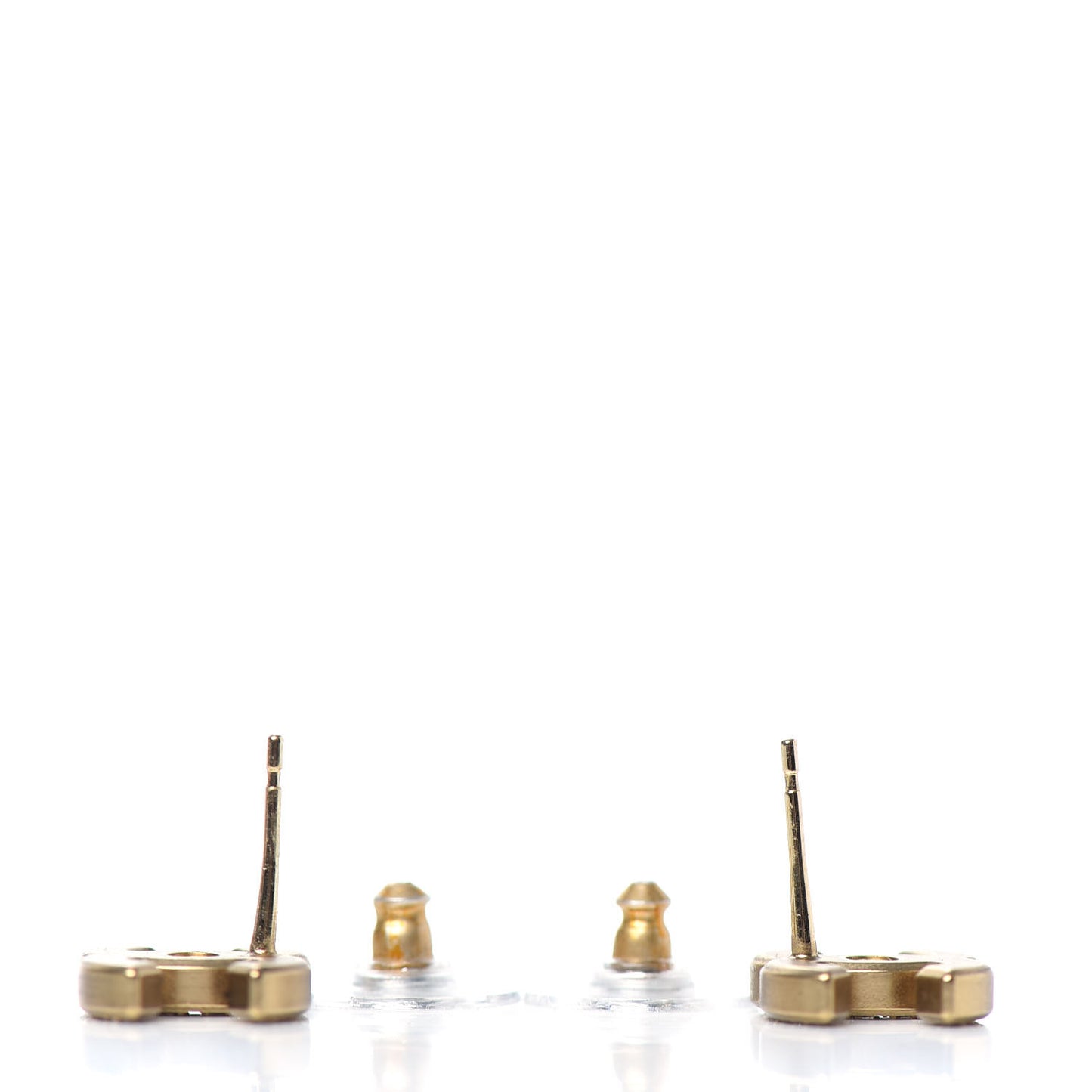 Crystal CC Earrings Gold