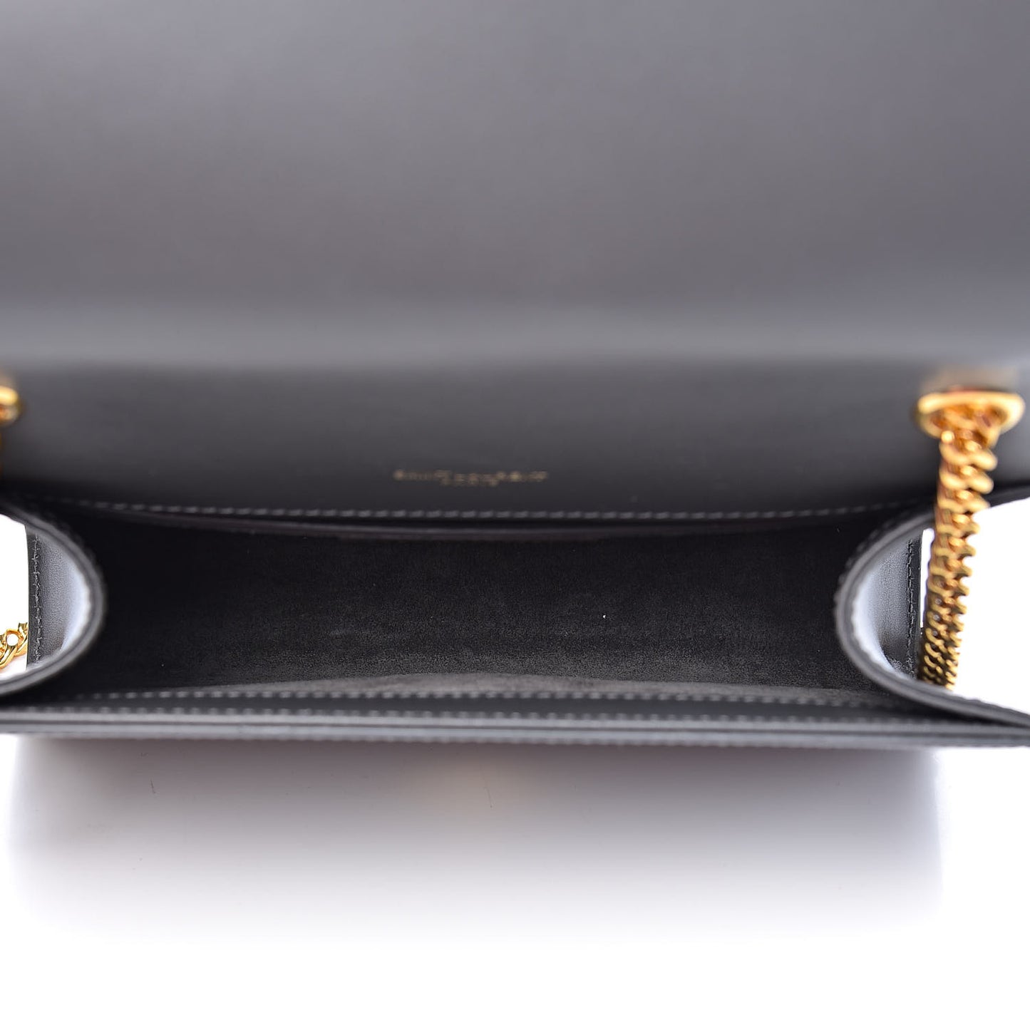 Calfskin Small Classic Monogram Kate Tassel Satchel Storm
