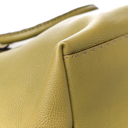 Fendi Calfskin Romano Selleria Villa Borghese Tote Green 12 of 18