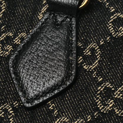 Gucci Jacquard Black Denim GG Monogram Medium Ophidia Shopping Tote Black Ivory 18 of 18