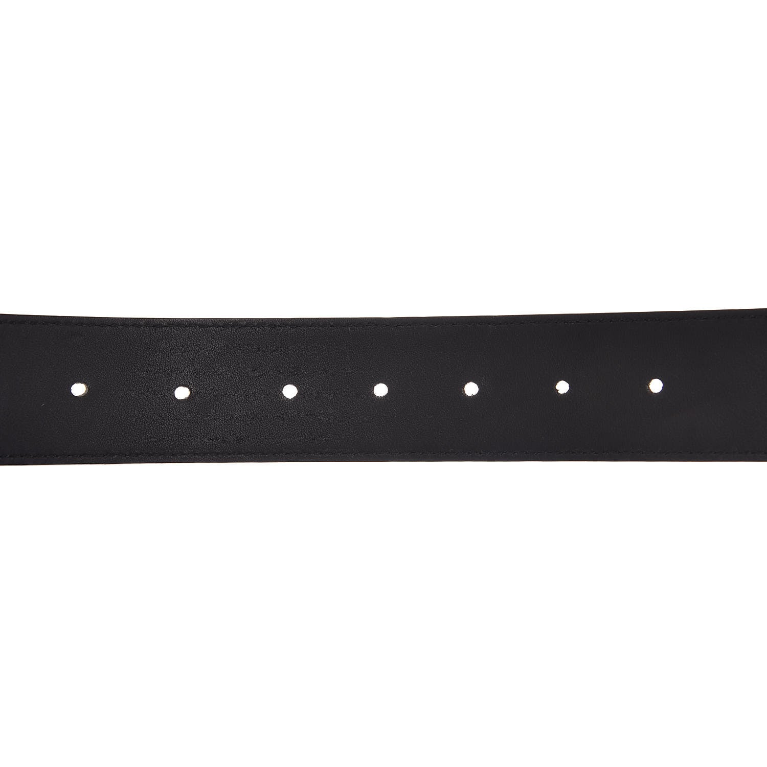 Gucci Moon Calfskin Pearl Double G 40mm Belt 85 34 Black Cream 7 of 8