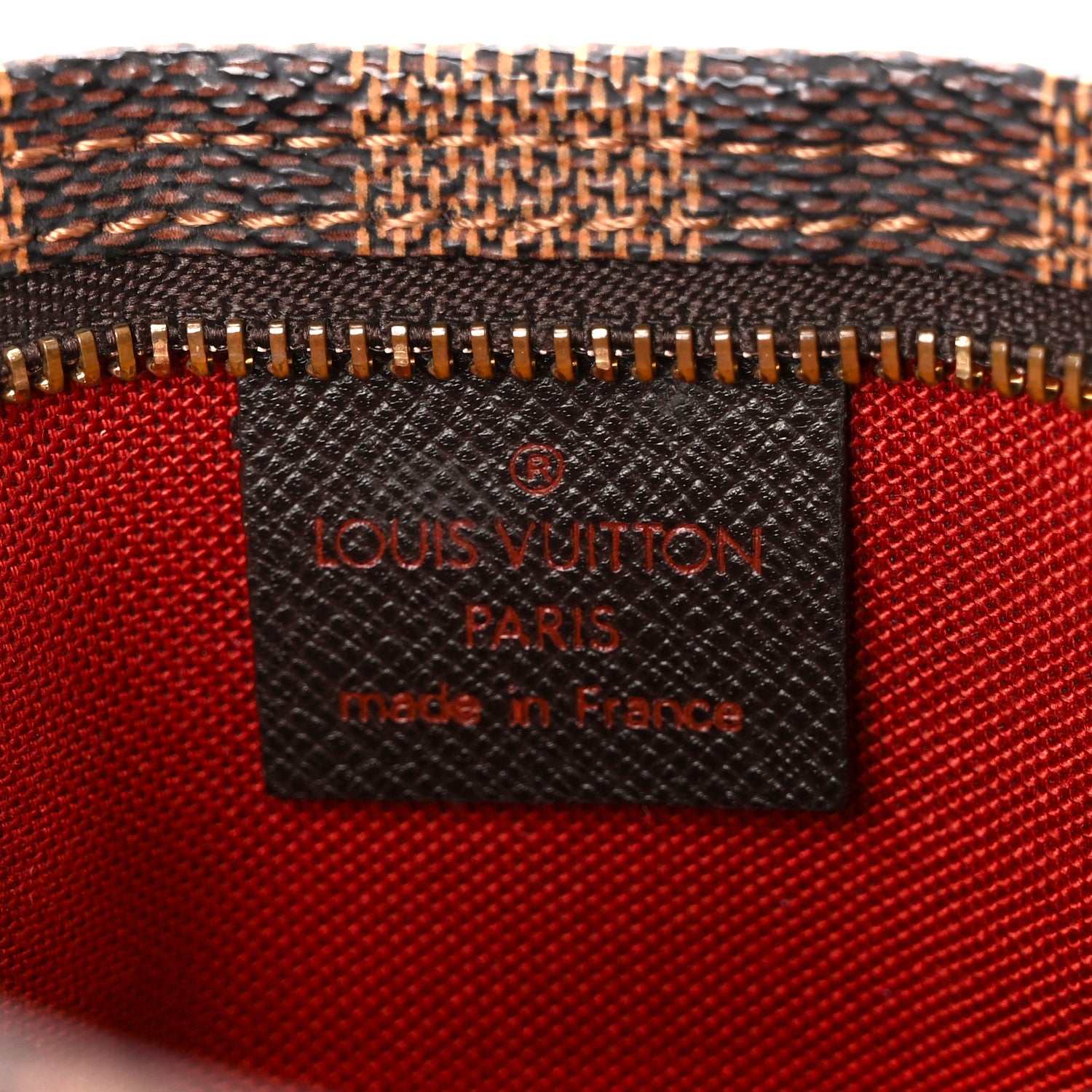 Louis Vuitton Damier Ebene Trousse Make Up Bag Pochette 6 of 9