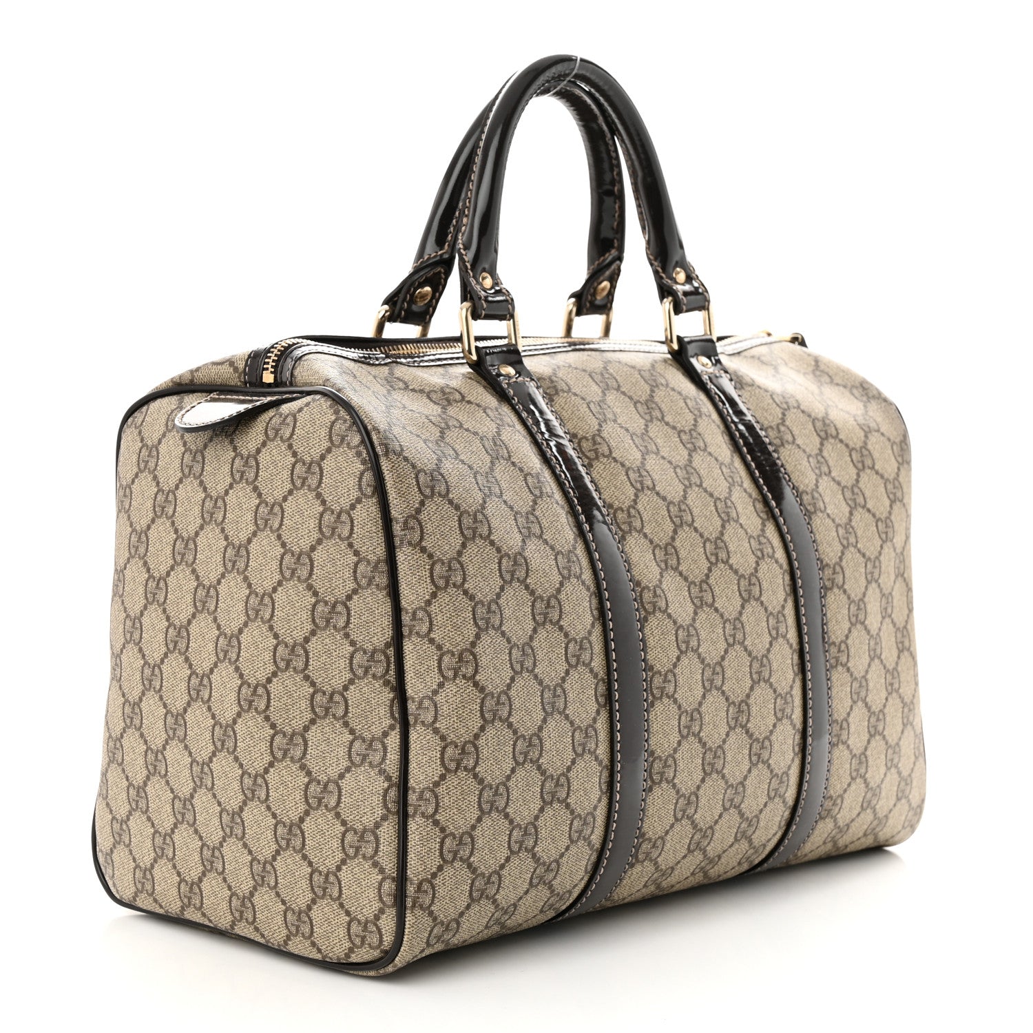 Gucci Monogram Canvas Medium Joy Boston Dark Brown 3 of 11