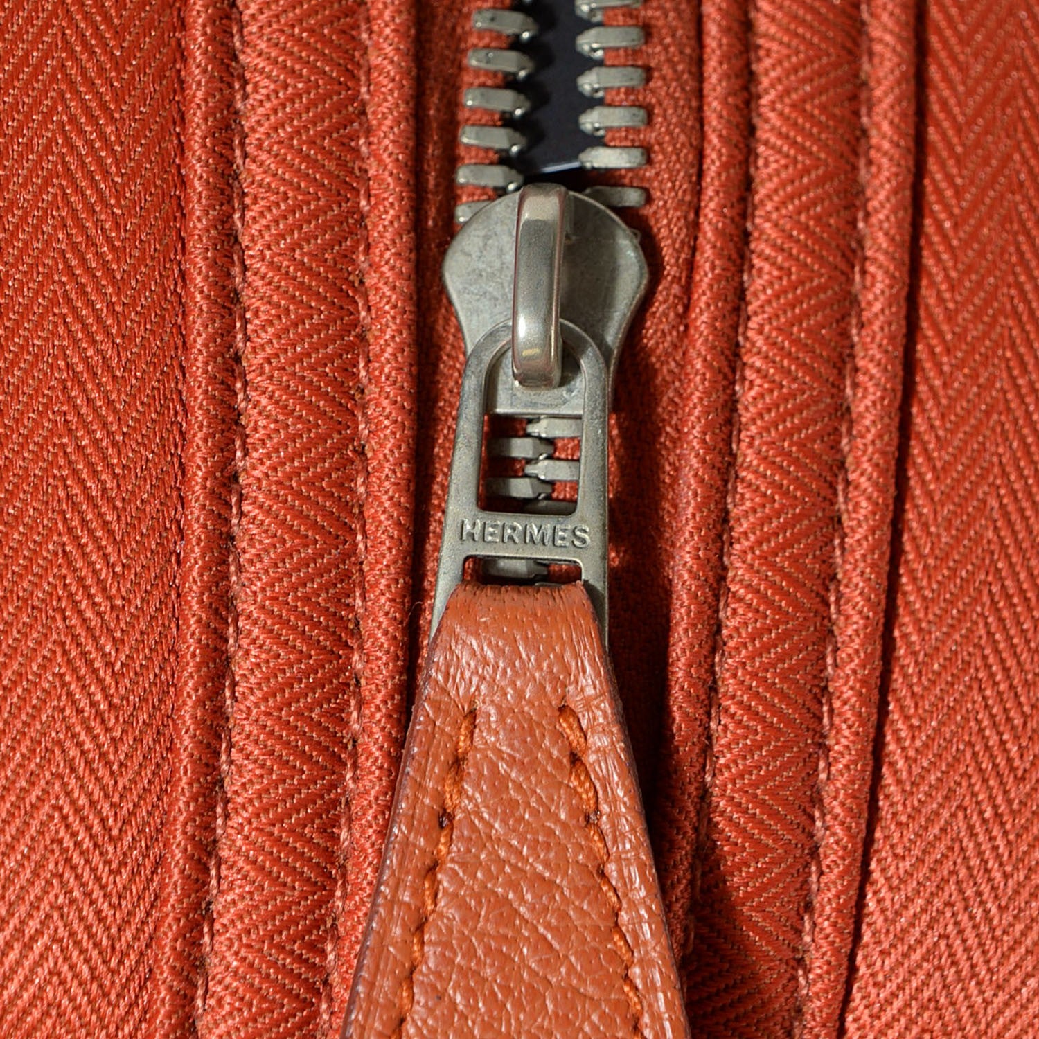Hermes Toile Buffle Skipper TouTou Pet Carrier Potiron 7 of 16