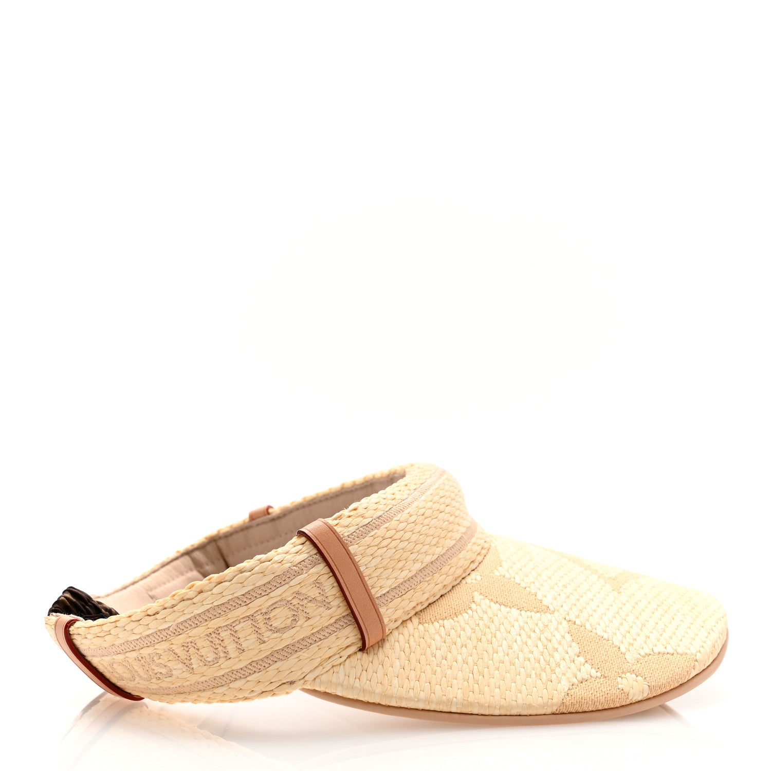 Louis Vuitton Cotton Raffia Effect Beachview Visor Natural 5 of 11