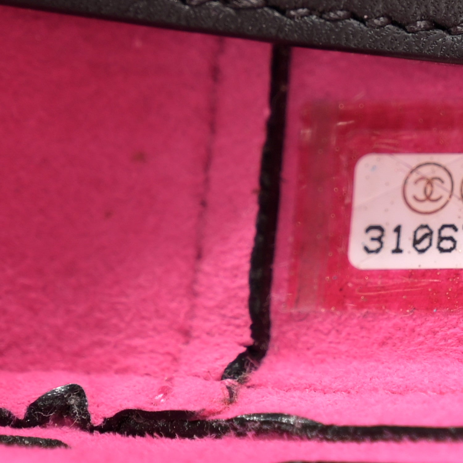 Chanel Lambskin Sea Through Flap Black Multicolor 10 of 14