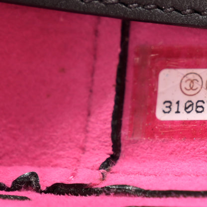 Chanel Lambskin Sea Through Flap Black Multicolor 10 of 14