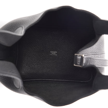 Hermes Taurillon Clemence Picotin Lock 18 PM Black 7 of 14