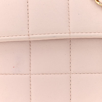 Chanel Lambskin East West Chocolate Bar Flap Pink 9 of 19