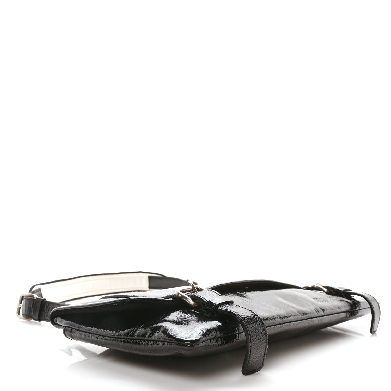 Miu Miu Vernice Tracholla Bag Black 4 of 10