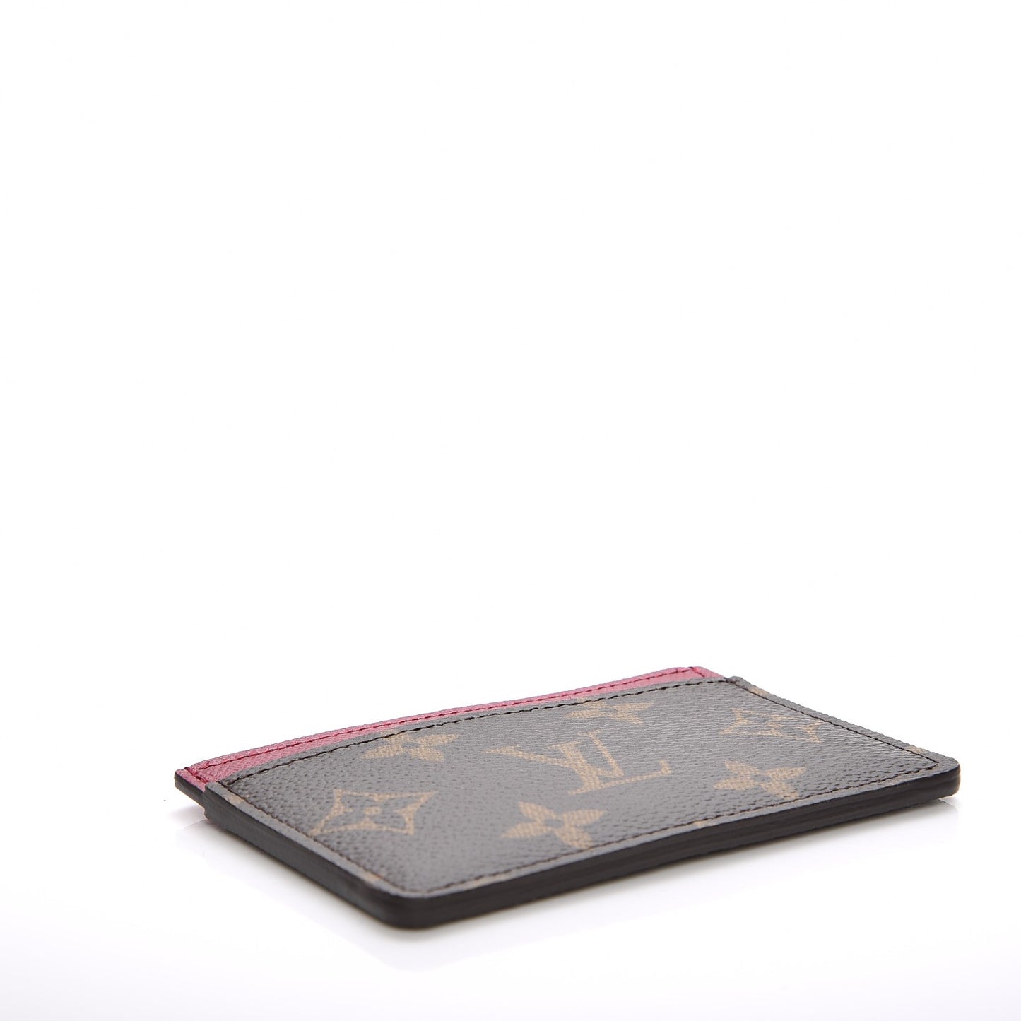 Monogram Card Holder Fuchsia