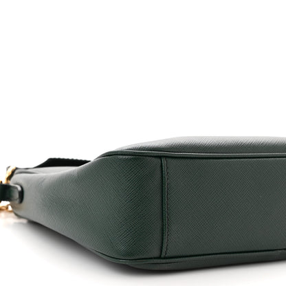 Prada Saffiano Lux Re-Edition 2005 Shoulder Bag Smeraldo 10 of 11