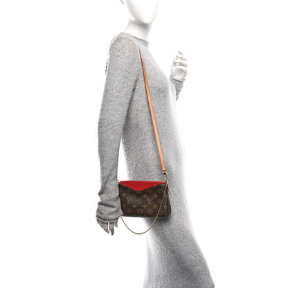Louis Vuitton Monogram Pallas Clutch Cherry 2 of 10