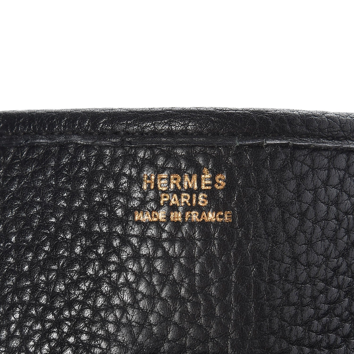 Hermes Taurillon Clemence Evelyne PM Black 6 of 10