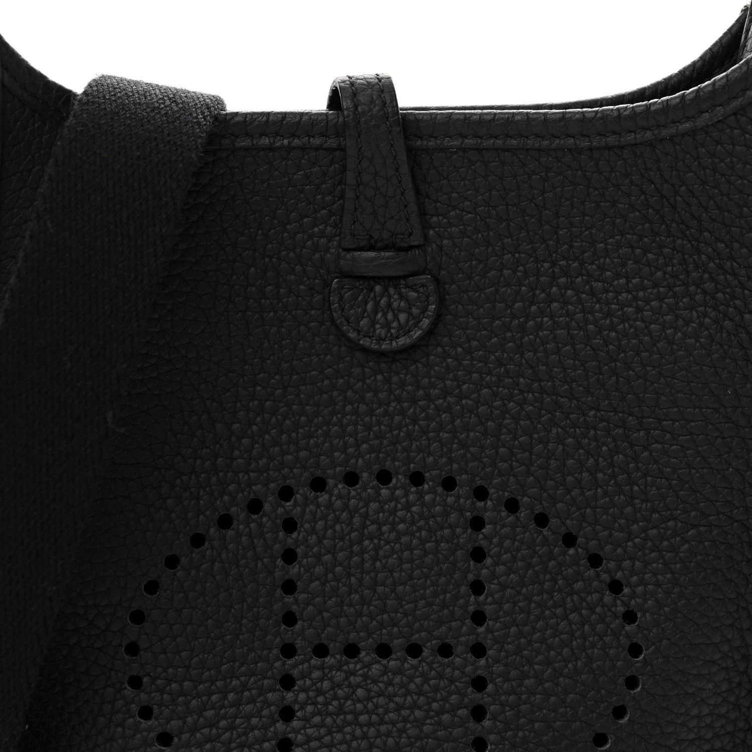 Hermes Taurillon Clemence Evelyne TPM Black 8 of 11