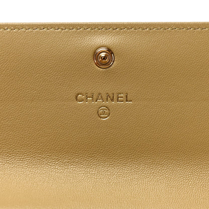 Chanel Lambskin Quilted Chanel 19 Flap Wallet Light Green 6 of 7