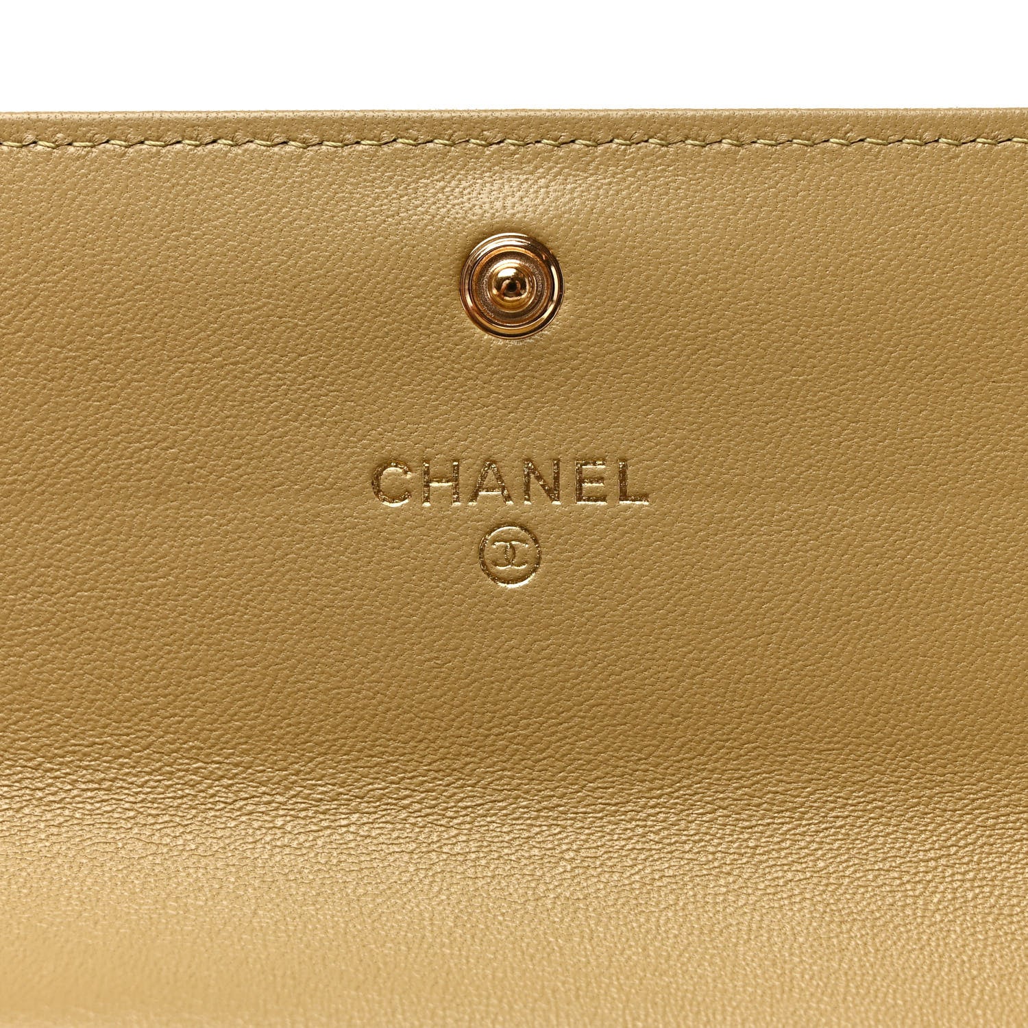 Chanel Lambskin Quilted Chanel 19 Flap Wallet Light Green 6 of 7
