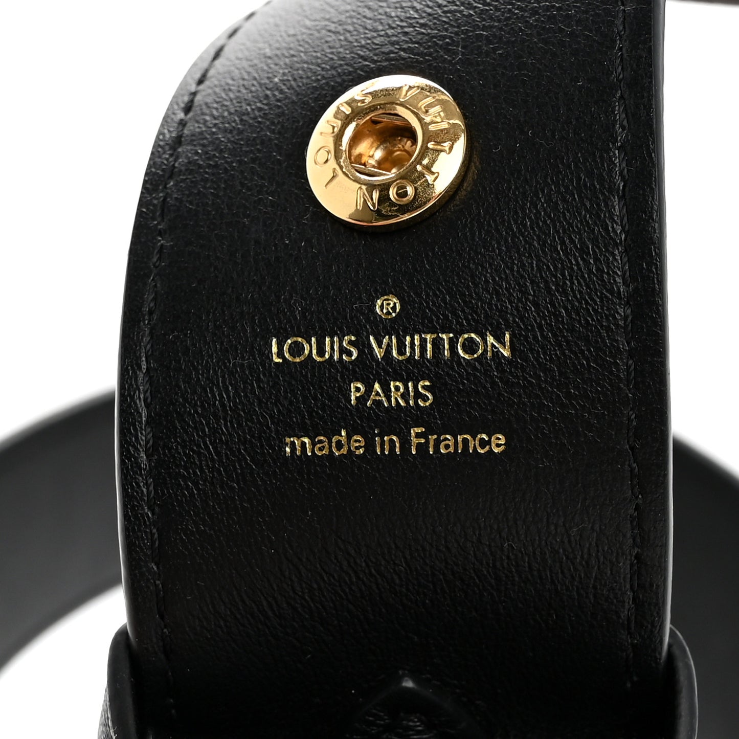 Monogram Adjustable Bandouliere Shoulder Strap Black