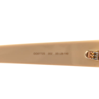 Gucci Acetate Square Sunglasses GG0772S White 6 of 6