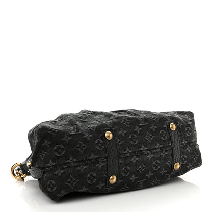 Louis Vuitton Denim Neo Cabby MM Black 4 of 12