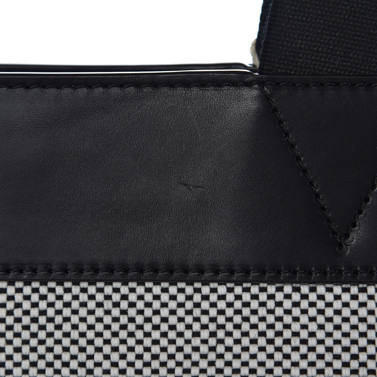 Alexander Wang Canvas Calfskin Paneled Tote Grey Black 9 of 10